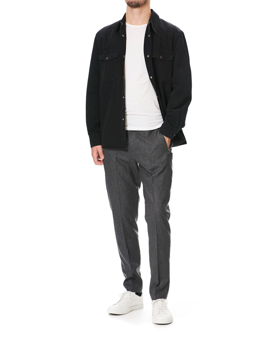 Homme | Chemises | Our Legacy | Denim Western Shirt Black