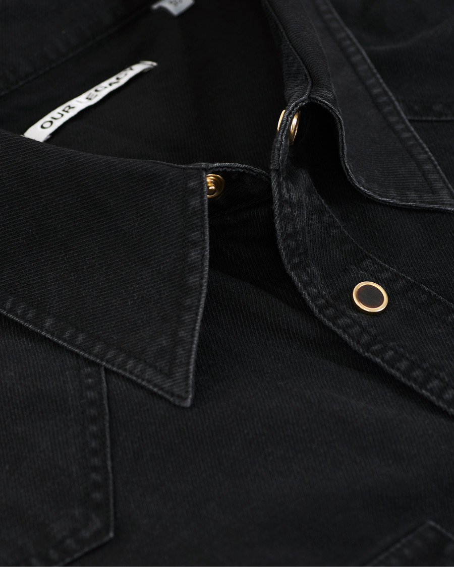 Homme | Chemises | Our Legacy | Denim Western Shirt Black