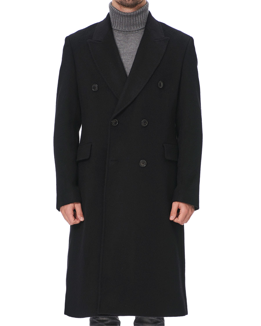 Homme | Manteaux Et Vestes | Our Legacy | Whale Double Breasted Wool Coat Black