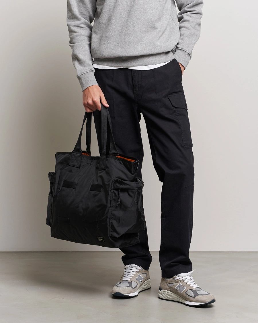Homme | Sections | Porter-Yoshida & Co. | Force 2Way Tote Bag Black