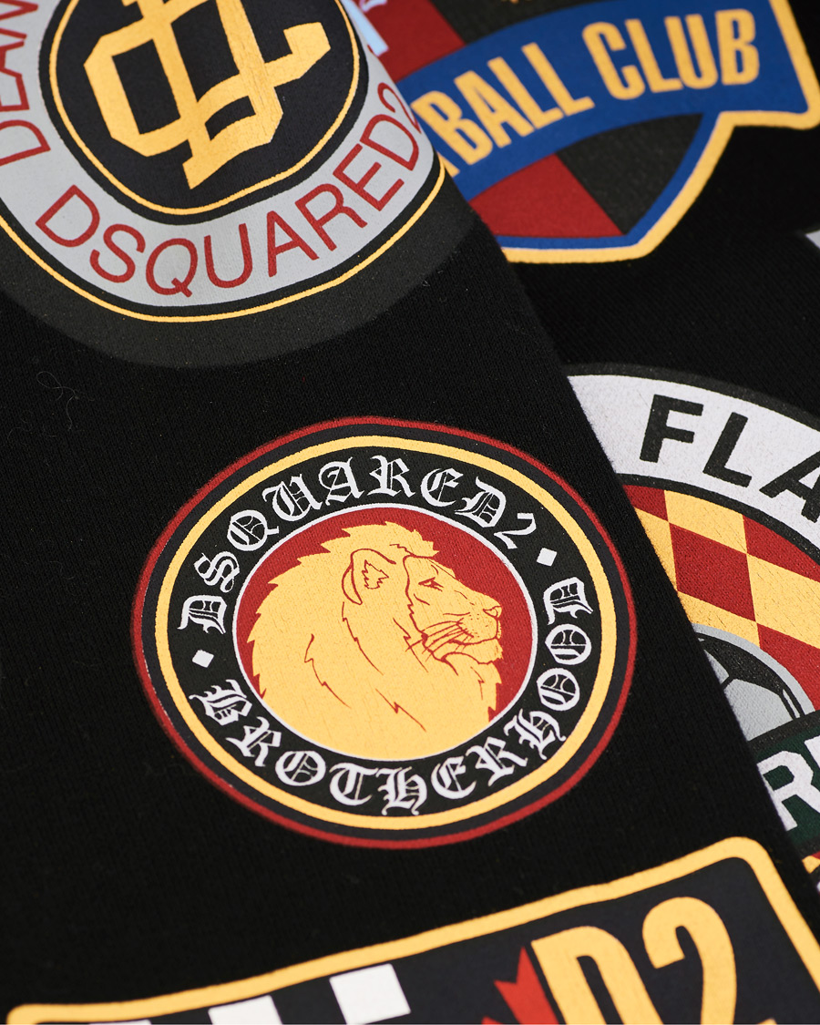 Homme | Pulls Et Tricots | Dsquared2 | Cool Fit Patch Work Sweatshirt Black