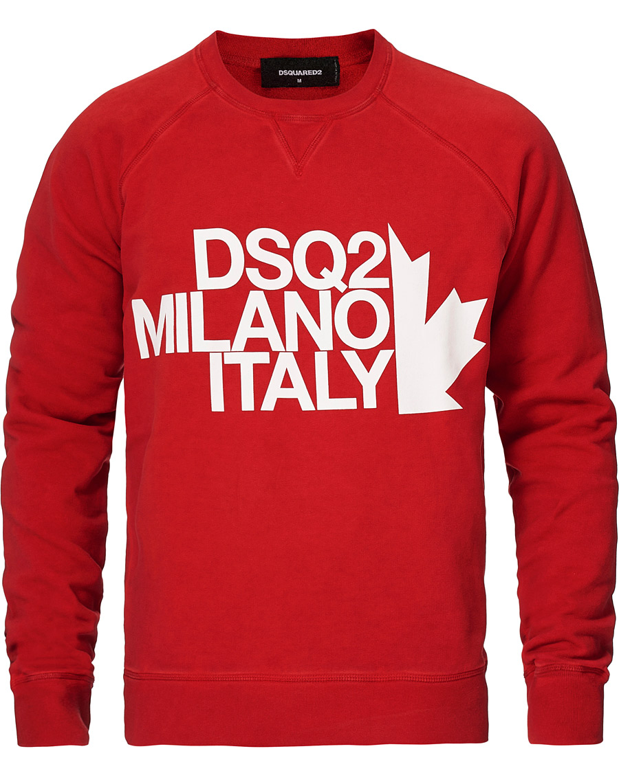 Homme | Pulls Et Tricots | Dsquared2 | Classic Raglan Fit Sweatshirt Red
