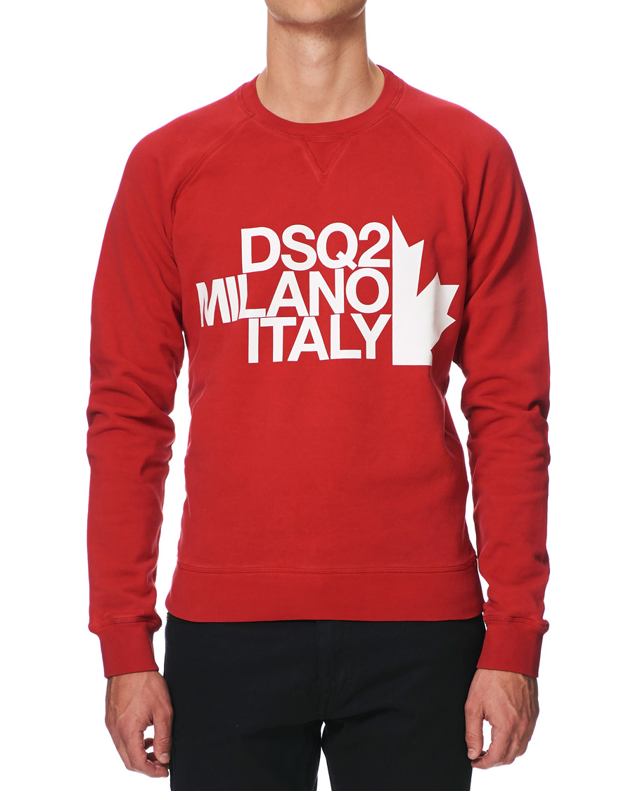 Homme | Pulls Et Tricots | Dsquared2 | Classic Raglan Fit Sweatshirt Red
