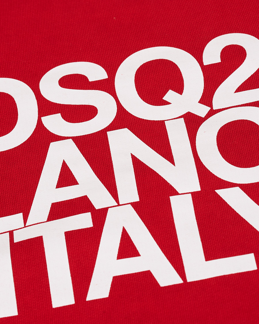 Homme | Pulls Et Tricots | Dsquared2 | Classic Raglan Fit Sweatshirt Red