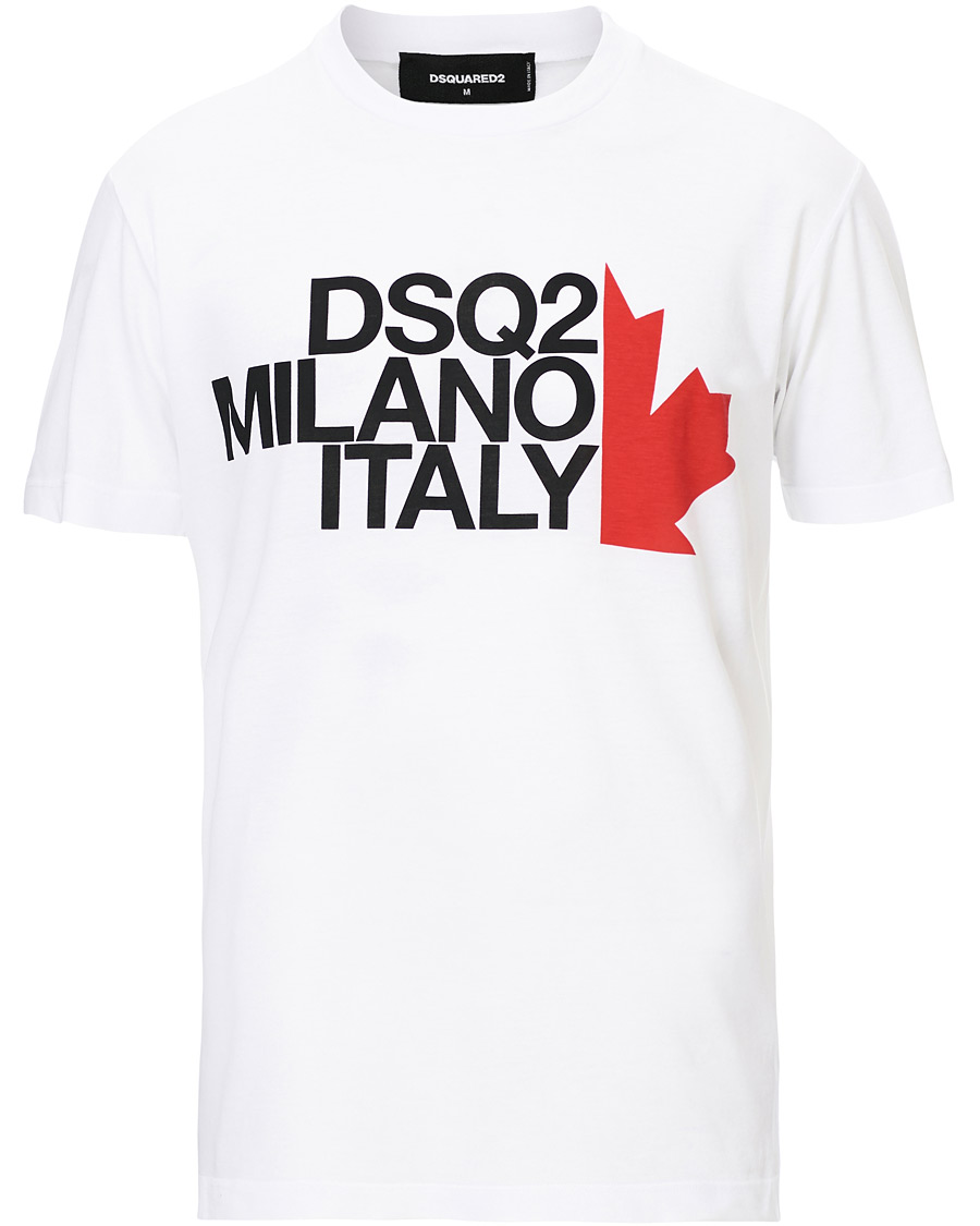 Homme | T-shirts | Dsquared2 | Cool Fit Logo Crew Neck Tee White