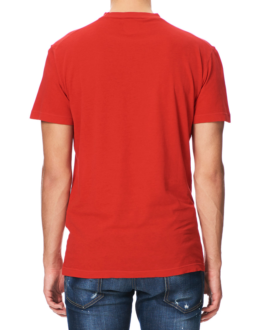 Homme | T-shirts | Dsquared2 | Cool Fit Logo Crew Neck Tee Red