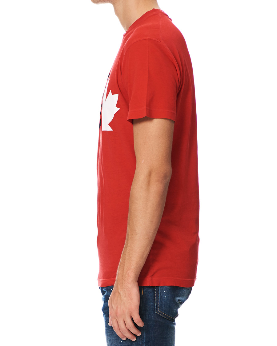Homme | T-shirts | Dsquared2 | Cool Fit Logo Crew Neck Tee Red
