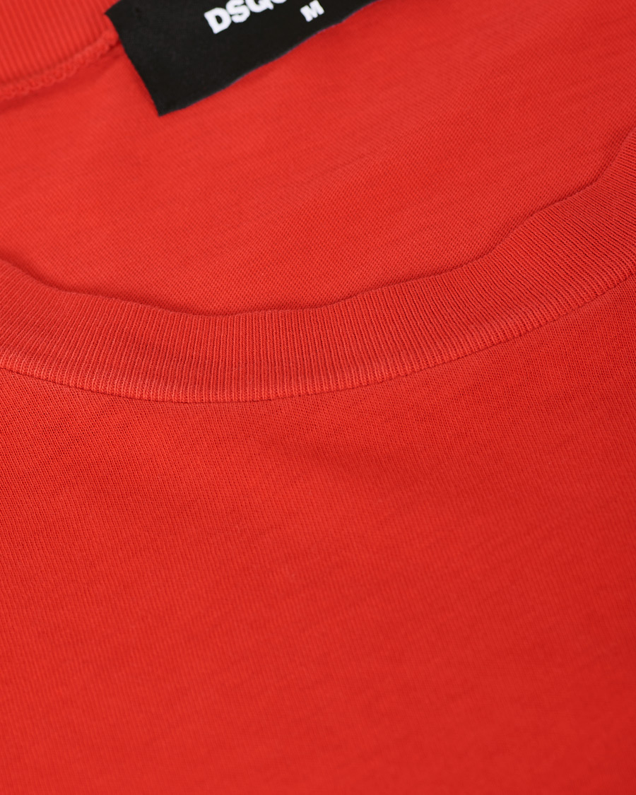 Homme | T-shirts | Dsquared2 | Cool Fit Logo Crew Neck Tee Red