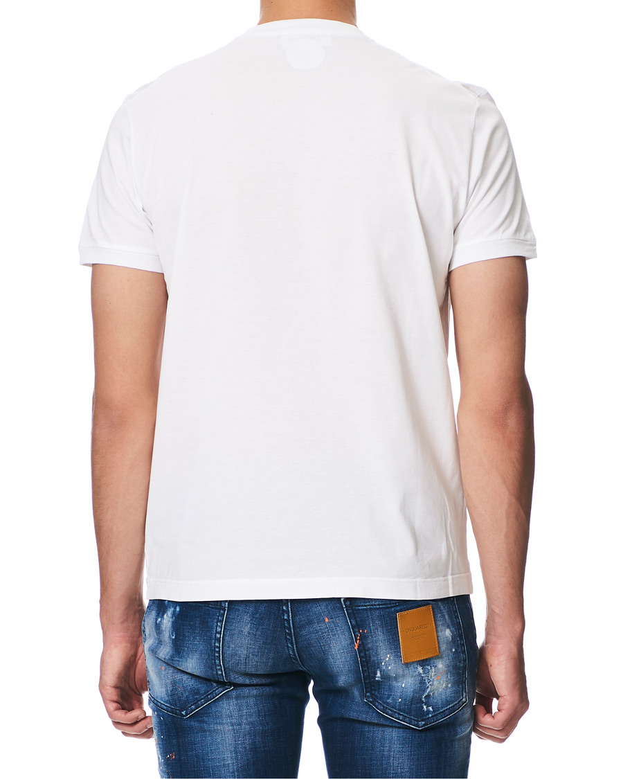 Homme | T-shirts | Dsquared2 | Slouch Fit Logo Crew Neck Tee White