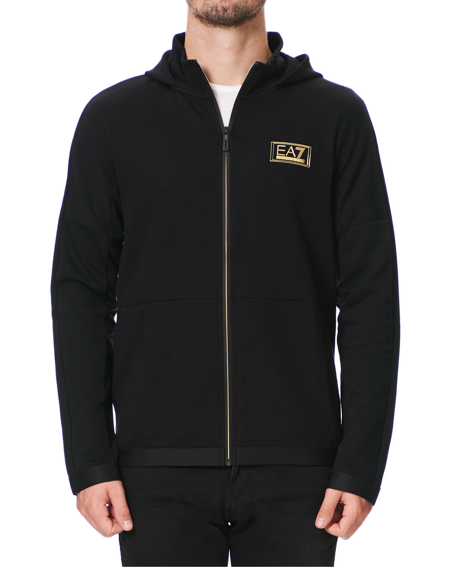 Homme | Pulls Et Tricots | EA7 | Train Gold Label Full Zip Hoodie Black