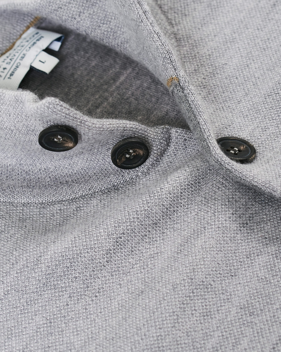 Homme | Pulls Et Tricots | 14 Savile Row | Silk/Cashmere/Wool Cardigan Pale Grey