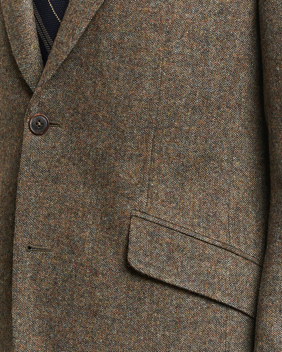 Homme | Blazers | Walker Slater | Edward Wool Donegal Blazer Moss Green