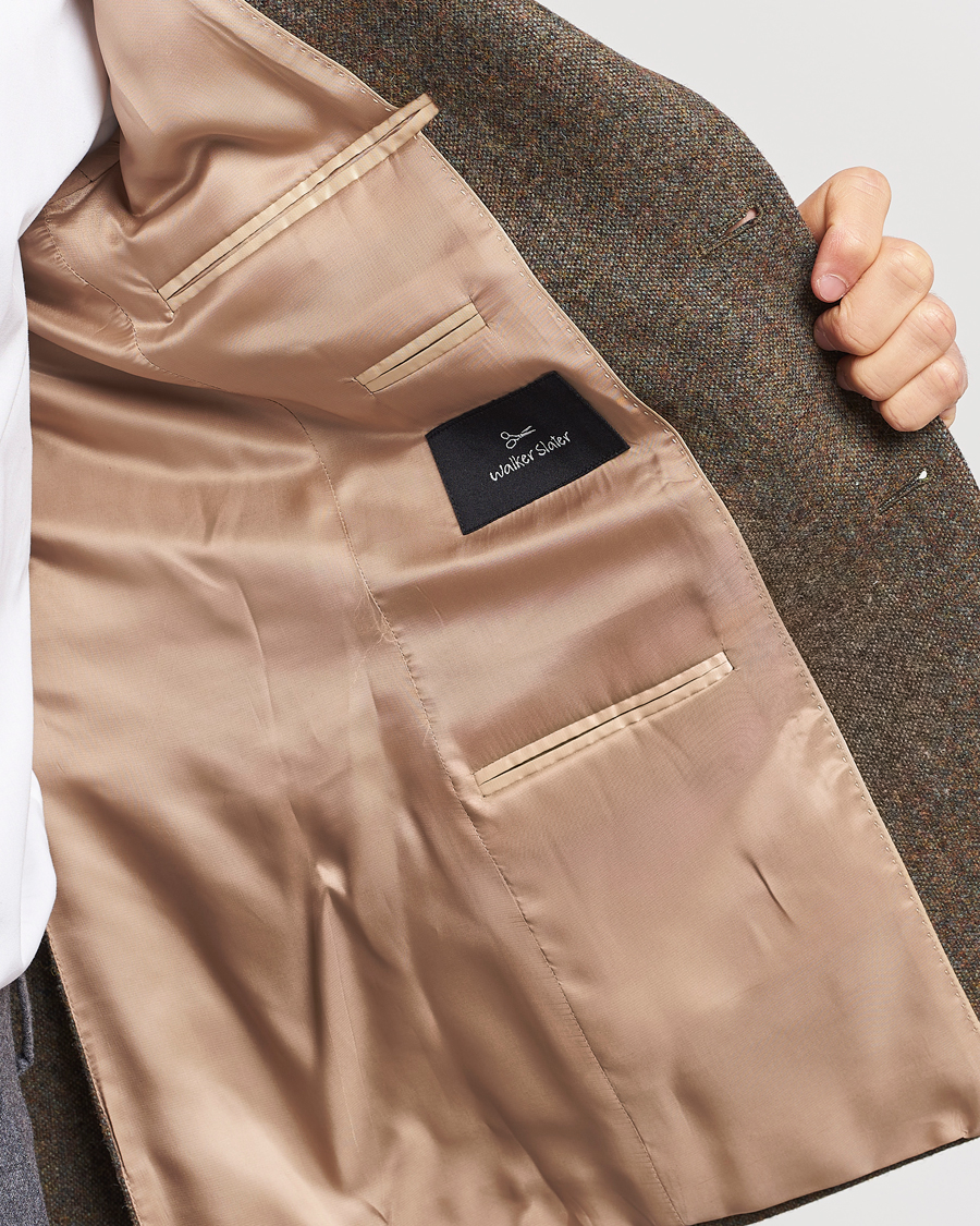Homme | Blazers | Walker Slater | Edward Wool Donegal Blazer Moss Green