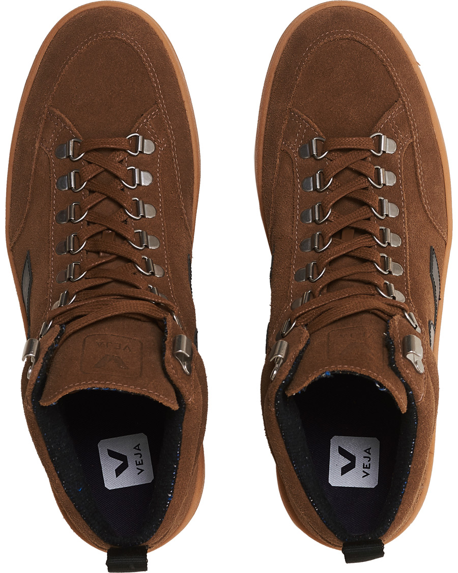 Homme | Veja Roraima High Sneaker Brown Black | Veja | Roraima High Sneaker Brown Black