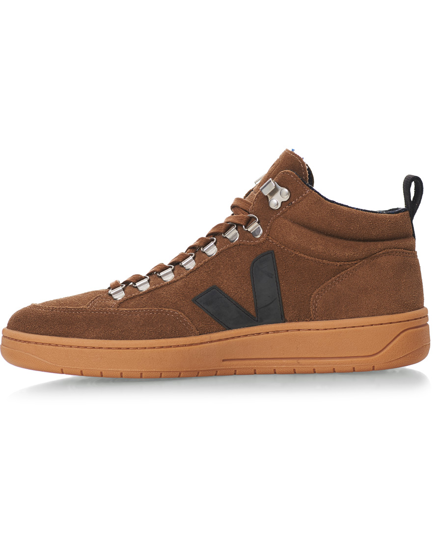 Homme | Veja Roraima High Sneaker Brown Black | Veja | Roraima High Sneaker Brown Black