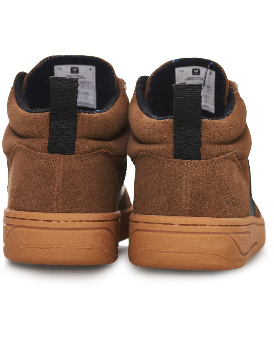 Homme | Veja Roraima High Sneaker Brown Black | Veja | Roraima High Sneaker Brown Black