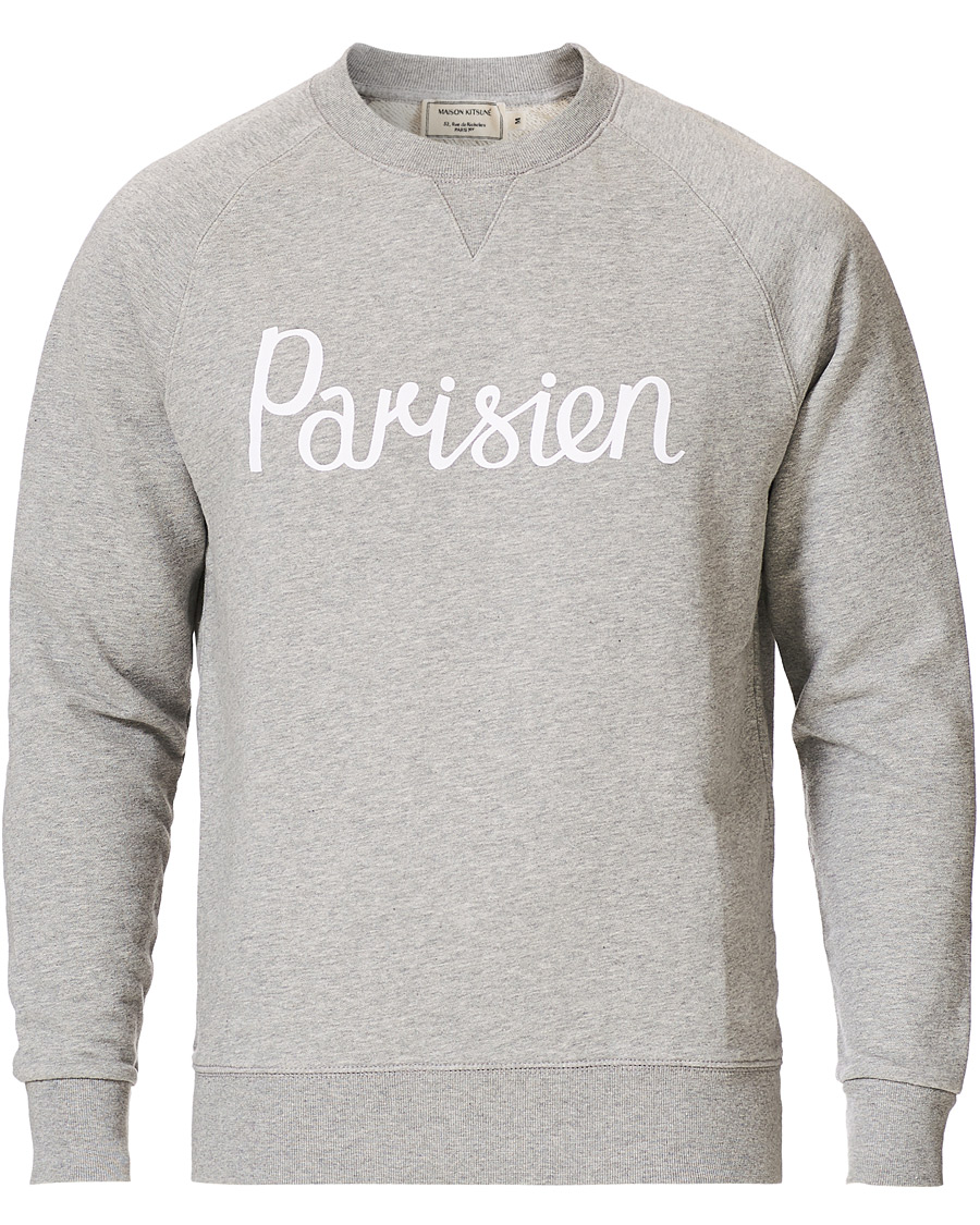 Homme | Pulls Et Tricots | Maison Kitsuné | Parisien Sweatshirt Grey Melange
