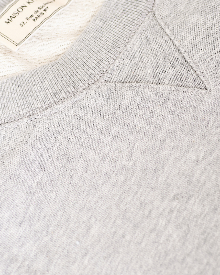 Homme | Pulls Et Tricots | Maison Kitsuné | Parisien Sweatshirt Grey Melange