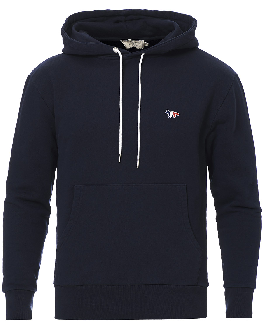 Homme | Pulls Et Tricots | Maison Kitsuné | Tricolor Fox Hoodie Navy