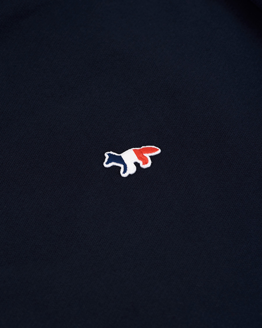 Homme | Pulls Et Tricots | Maison Kitsuné | Tricolor Fox Hoodie Navy