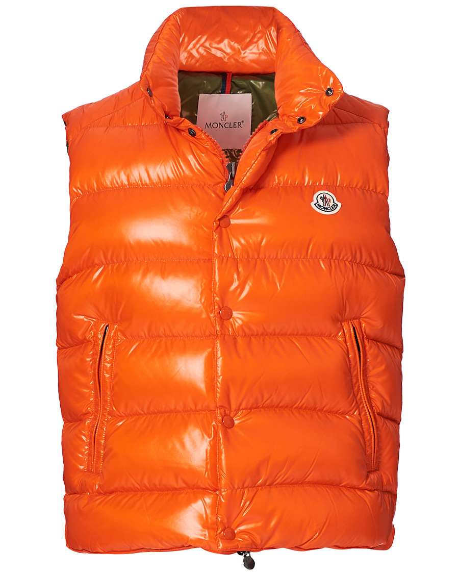 Homme | Manteaux Et Vestes | Moncler | Tib Down Gilet Orange