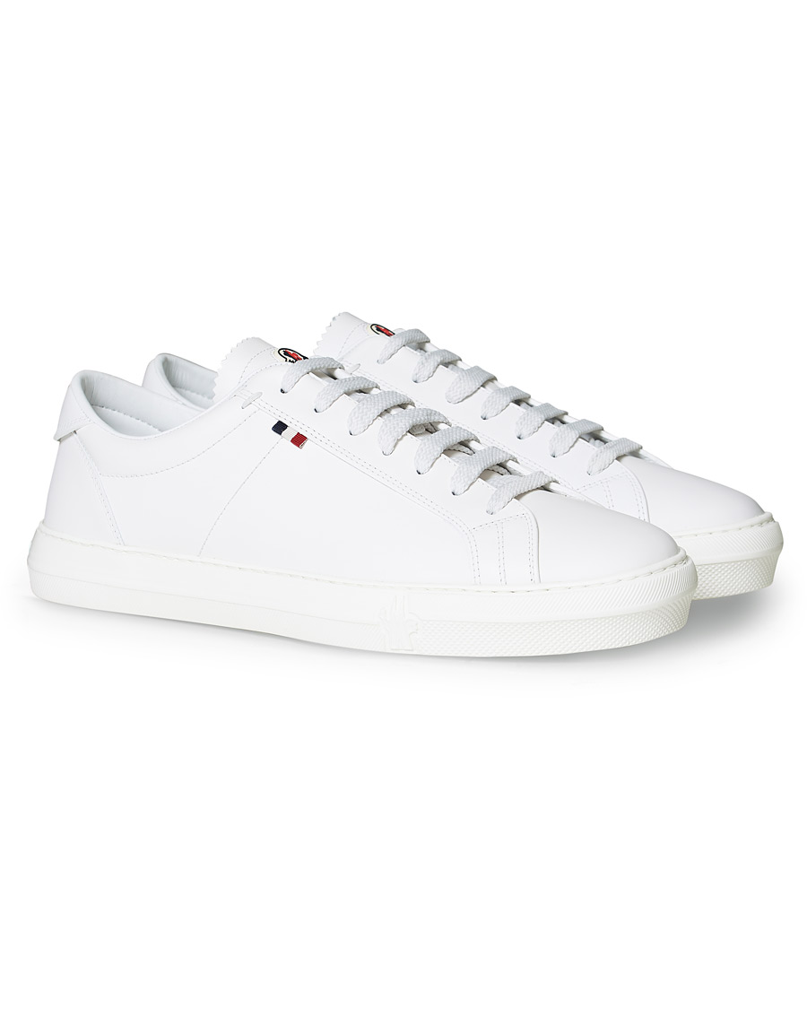 Homme | Moncler New Monaco Sneaker White Calf | Moncler | New Monaco Sneaker White Calf