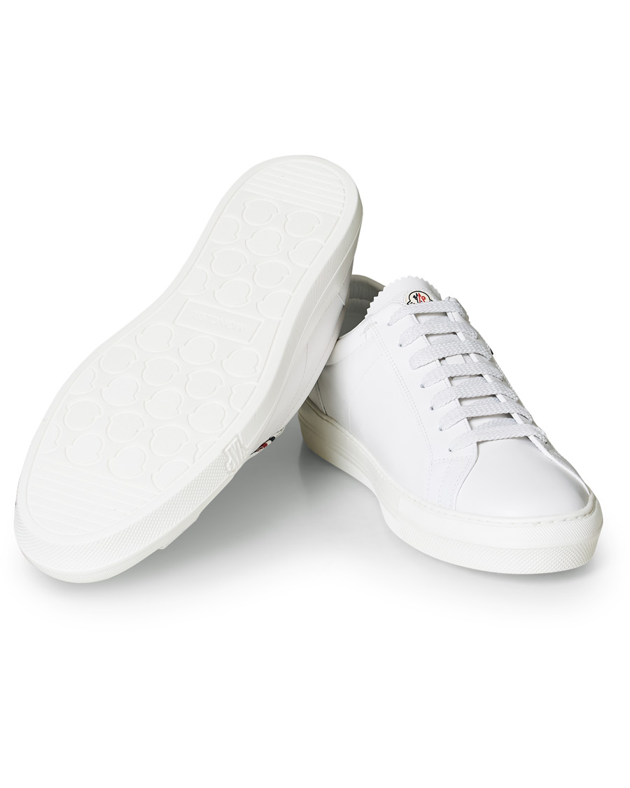Homme | Moncler New Monaco Sneaker White Calf | Moncler | New Monaco Sneaker White Calf