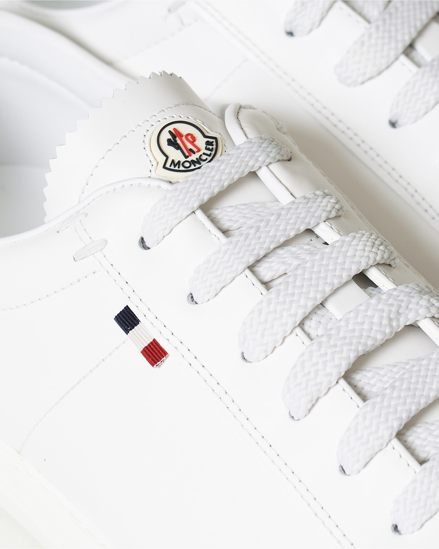 Homme | Moncler New Monaco Sneaker White Calf | Moncler | New Monaco Sneaker White Calf