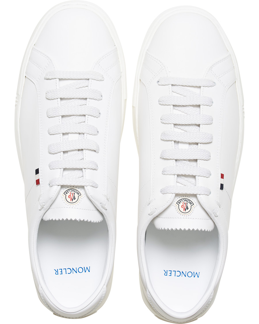 Homme | Moncler New Monaco Sneaker White Calf | Moncler | New Monaco Sneaker White Calf