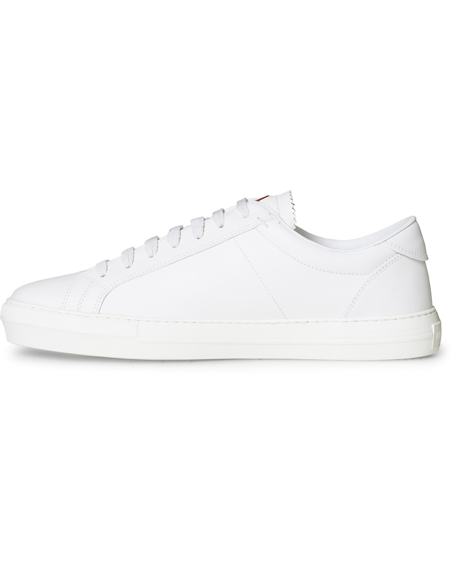 Homme | Moncler New Monaco Sneaker White Calf | Moncler | New Monaco Sneaker White Calf