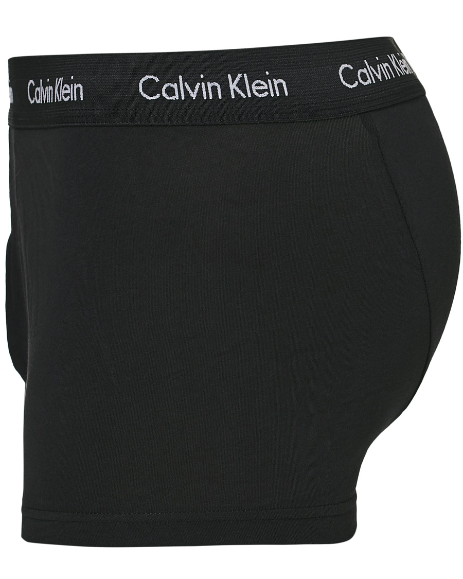 Homme | Sous-Vêtements Et Chaussettes | Calvin Klein | Cotton Stretch 3-Pack Low Rise Trunk Black/Coral/Grey