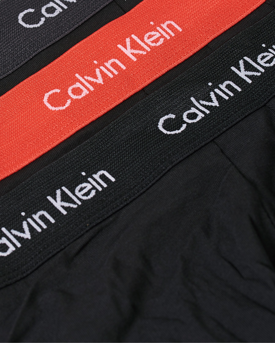 Homme | Sous-Vêtements Et Chaussettes | Calvin Klein | Cotton Stretch 3-Pack Low Rise Trunk Black/Coral/Grey
