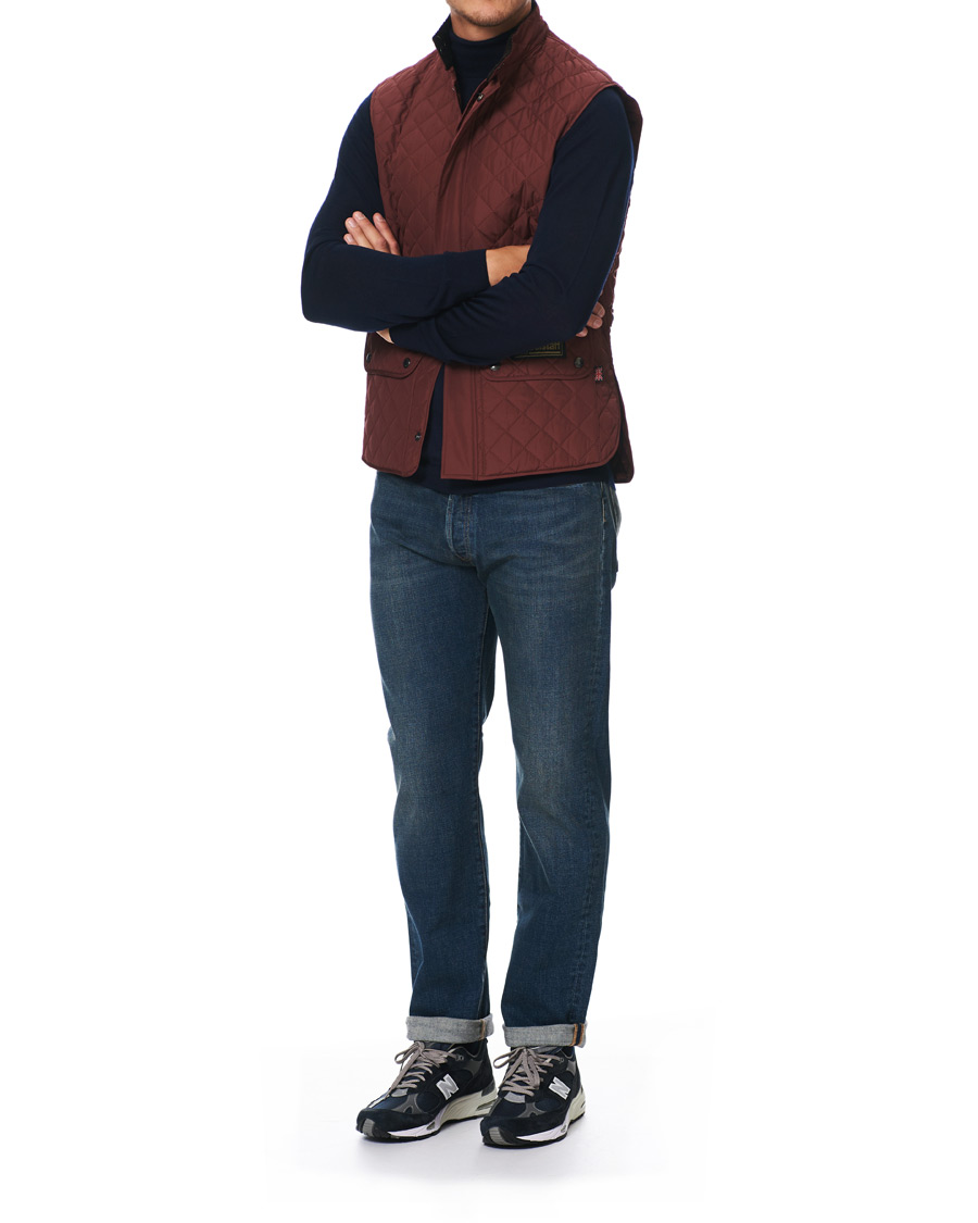 Homme | Manteaux Et Vestes | Belstaff | Waistcoat Quilted Burnished Red