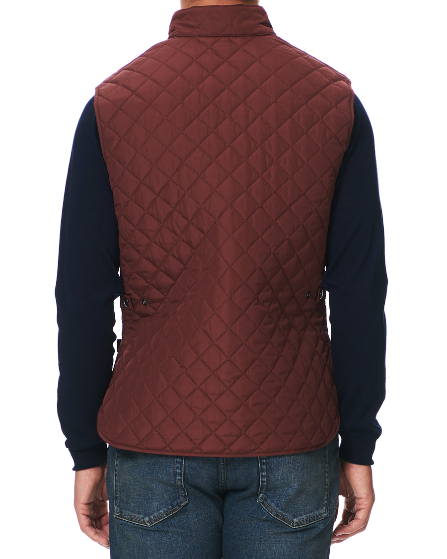 Homme | Manteaux Et Vestes | Belstaff | Waistcoat Quilted Burnished Red
