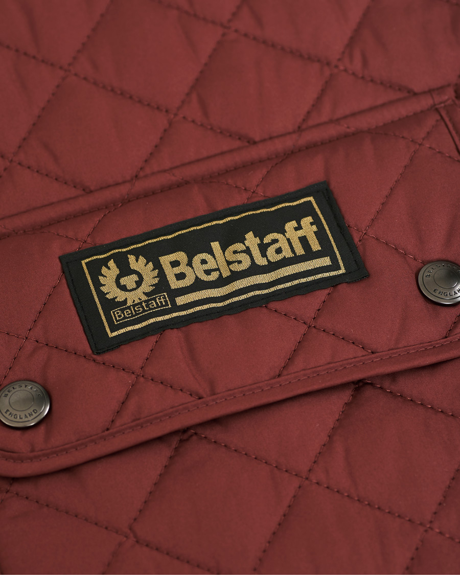Homme | Manteaux Et Vestes | Belstaff | Waistcoat Quilted Burnished Red