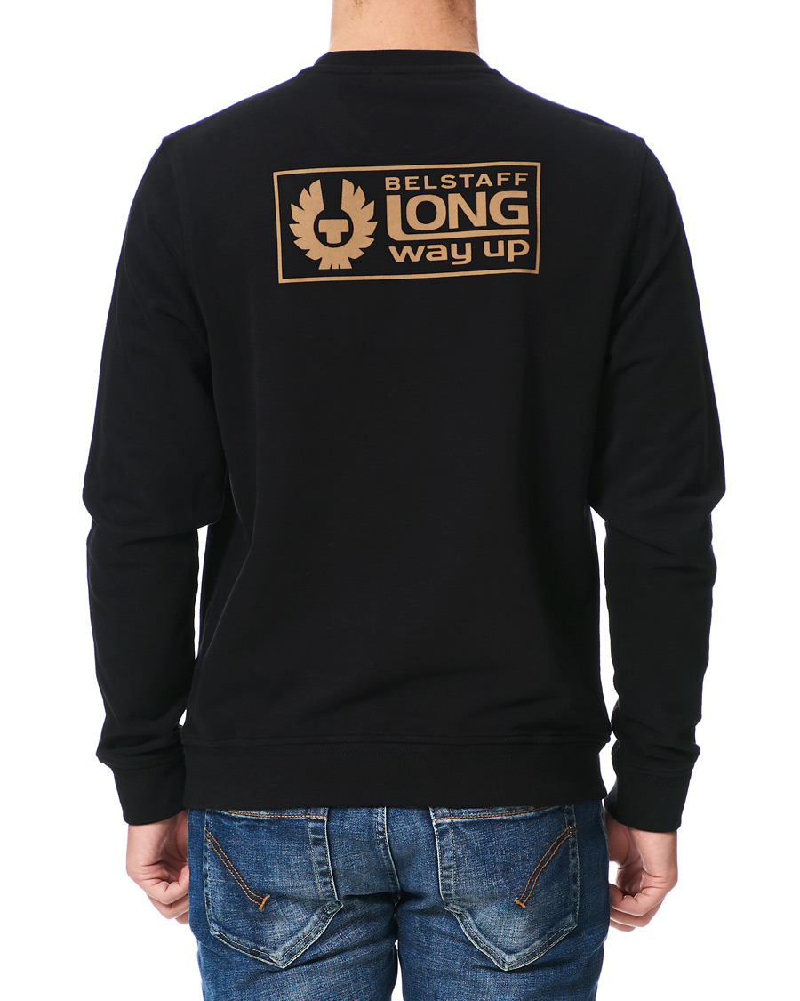 Homme | Pulls Et Tricots | Belstaff | Long Way Up Crew Neck Sweatshirt Black