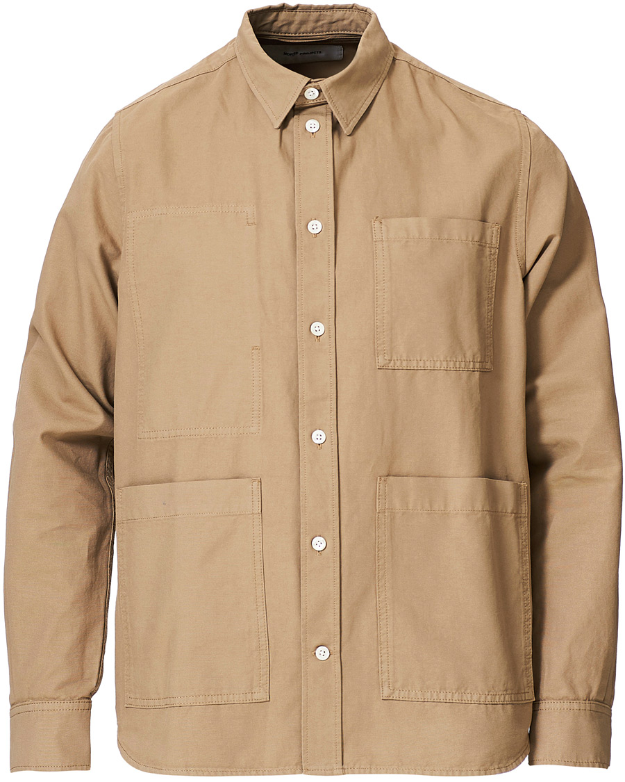 Homme | Chemises | Norse Projects | Thorsten Canvas Overshirt Utility Khaki