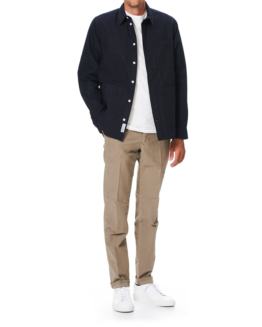 Homme | Chemises | Norse Projects | Thorsten Canvas Overshirt Dark Navy