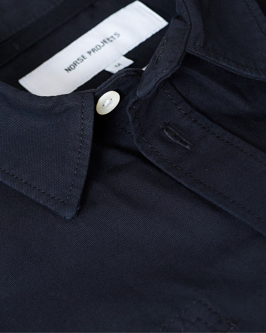 Homme | Chemises | Norse Projects | Thorsten Canvas Overshirt Dark Navy
