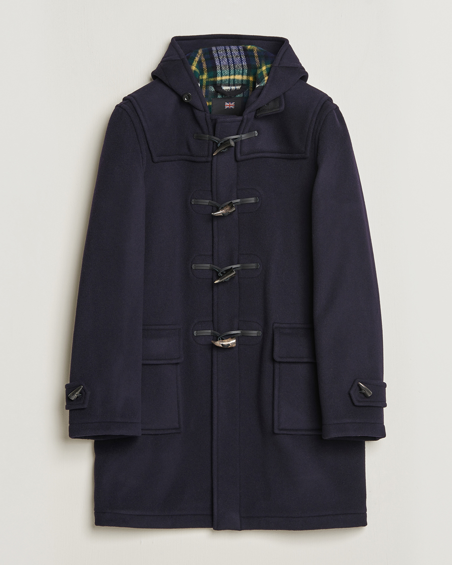 Homme | Manteaux Et Vestes | Gloverall | Morris Duffle Coat Navy/Dress Gordon
