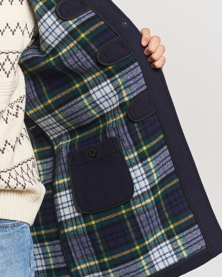Homme | Manteaux Et Vestes | Gloverall | Morris Duffle Coat Navy/Dress Gordon