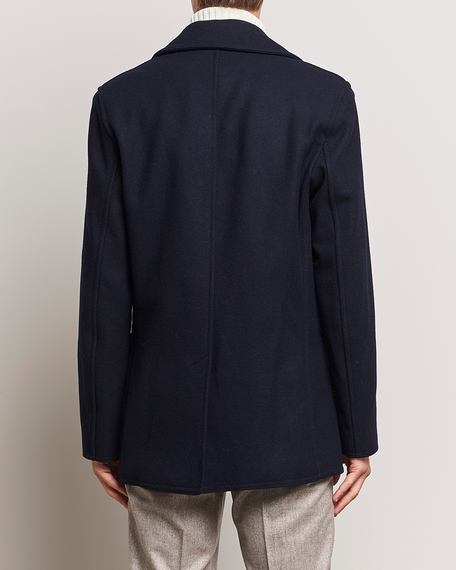 Homme | Manteaux Et Vestes | Gloverall | Churchill Reefer Peacoat Navy