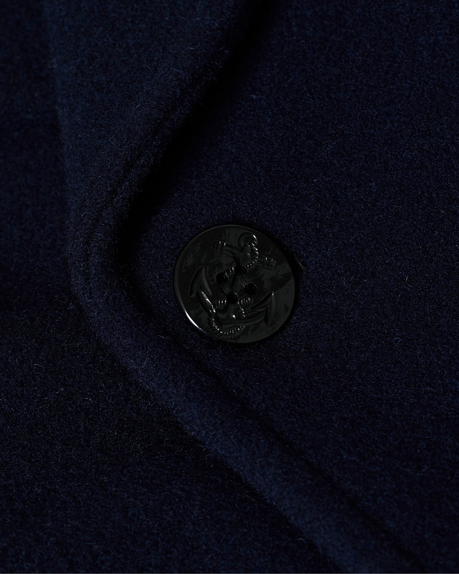 Homme | Manteaux Et Vestes | Gloverall | Shakelton Long Peacoat Navy