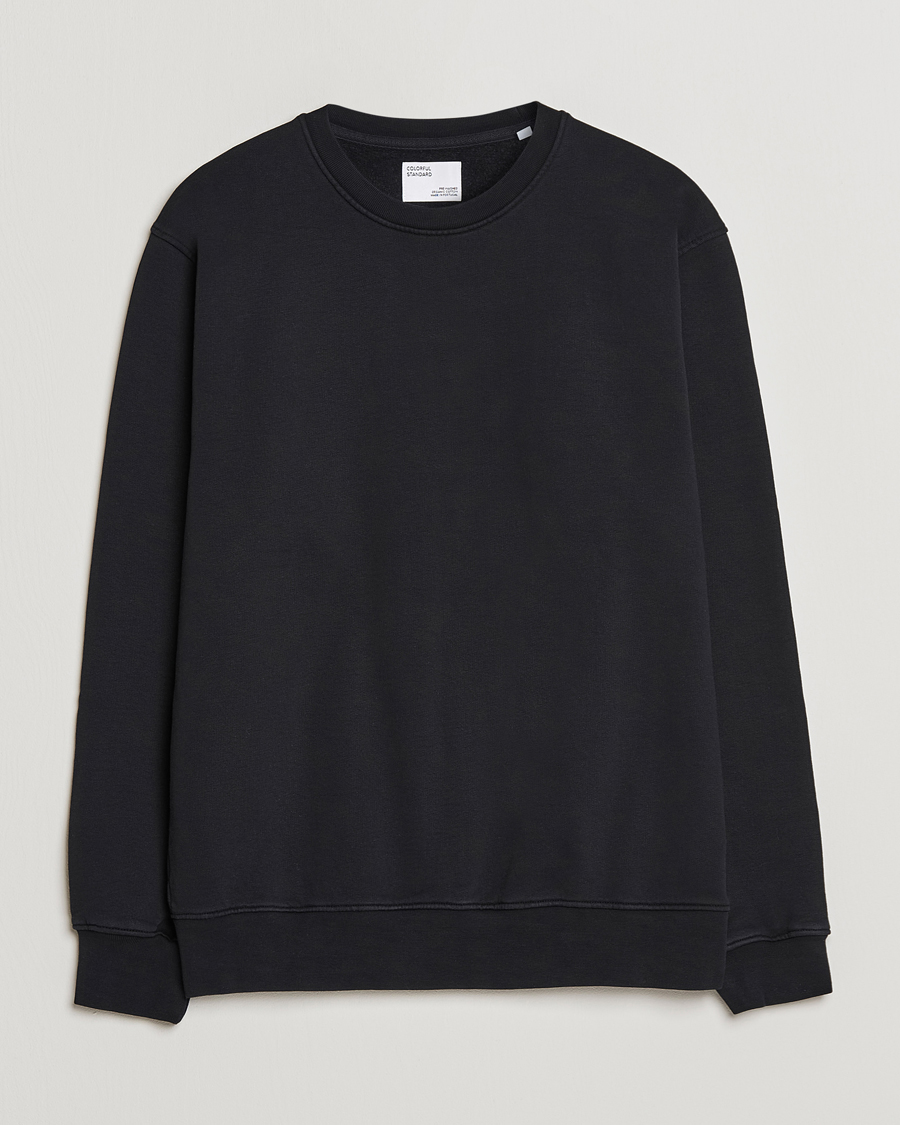 Homme | Pulls Et Tricots | Colorful Standard | Classic Organic Crew Neck Sweat Deep Black