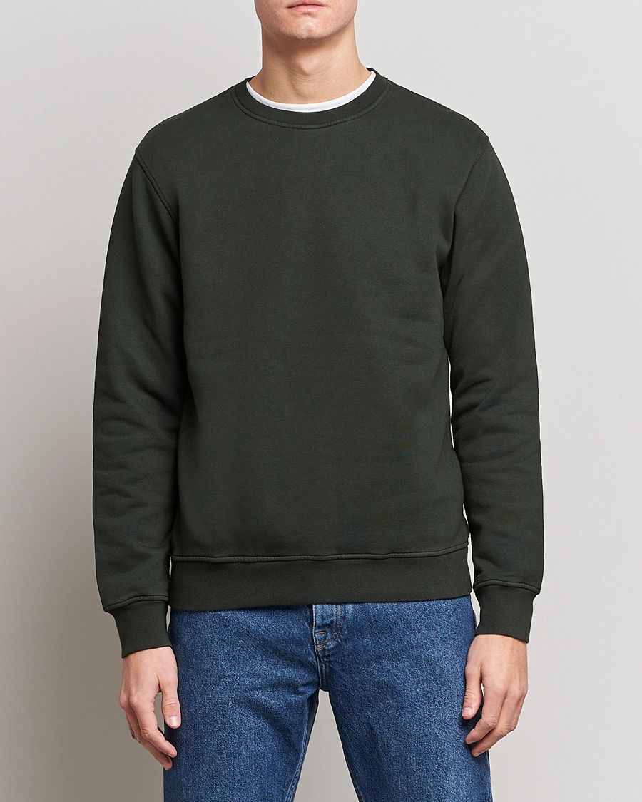 Homme | Pulls Et Tricots | Colorful Standard | Classic Organic Crew Neck Sweat Hunter Green