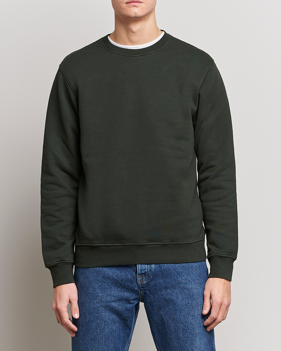 Homme | Pulls Et Tricots | Colorful Standard | Classic Organic Crew Neck Sweat Hunter Green