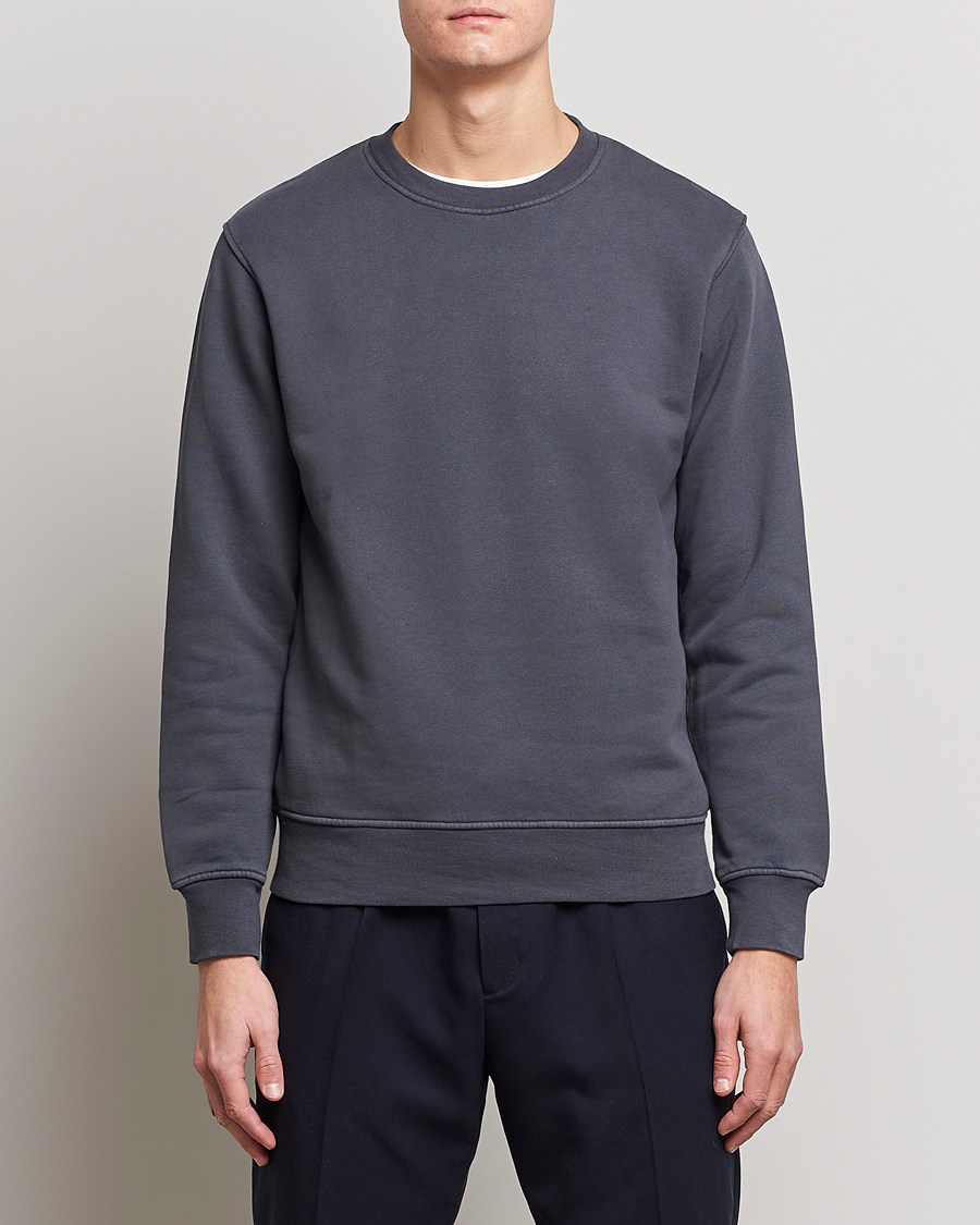 Homme | Pulls Et Tricots | Colorful Standard | Classic Organic Crew Neck Sweat Lava Grey