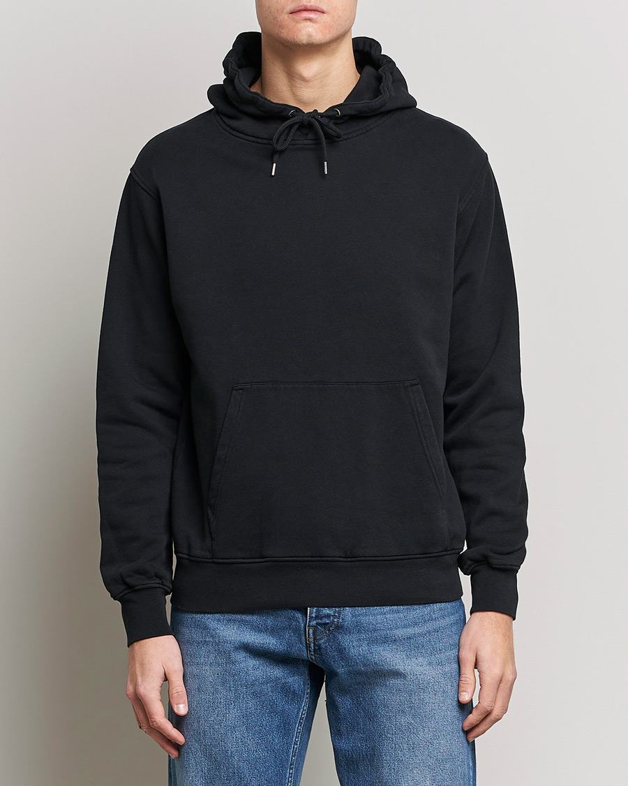 Men | Hooded Sweatshirts | Colorful Standard | Classic Organic Hood Deep Black