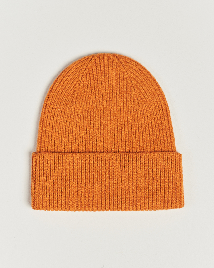 Homme | Colorful Standard Merino Wool Beanie Burned Orange | Colorful Standard | Merino Wool Beanie Burned Orange