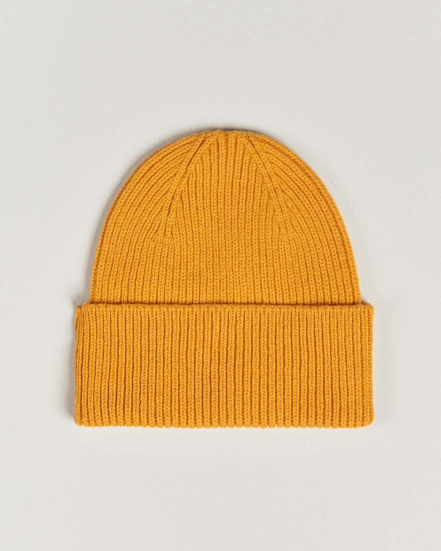 Homme | Bonnets | Colorful Standard | Merino Wool Beanie Burned Yellow